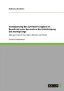 Verbesserung Der Sprintschnelligkeit Im Brustkraul Unter Besonderer Beracksichtigung Des Startsprungs