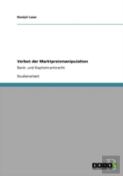 Verbot Der Marktpreismanipulation
