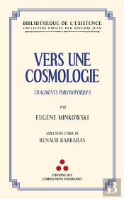 Vers Une Cosmologie : Fragments Philosophiques