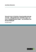 Versuch Einer Kritischen Auseinandersetzung Mit Den Ã¢Â‚¬Å¾Westphalischen Schilderungen Aus Einer Westphalischen Feder'' Von Annette Von Droste-Hulshoff