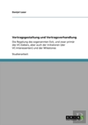 Vertragsgestaltung Und Vertragsverhandlung