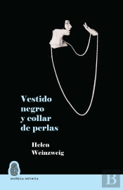 Vestido Negro Y Collar De Perlas