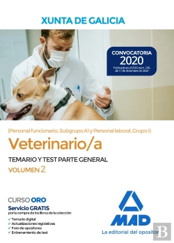Bertrand.pt - Veterinario/A De La Xunta De Galicia (Personal Funcionario, Subgrupo A1 Y Personal Laboral, Grupo I)