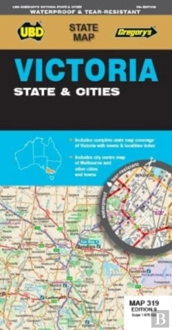 Bertrand.pt - Victoria State & Cities Map 319 9th Ed (Waterproof)