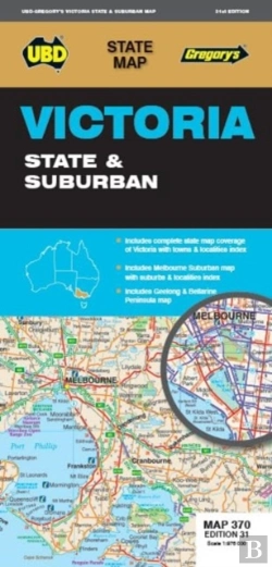 Bertrand.pt - Victoria State & Suburban Map 370 31st Ed