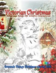 Victorian Christmas Coloring Book For Adults Relaxation