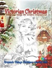 Victorian Christmas Coloring Book For Adults Relaxation