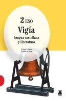 Vigía. Lengua Castellana Y Literatura 2 Eso