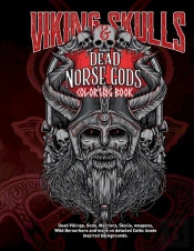 Viking Skulls & Dead Norse Gods Coloring Book