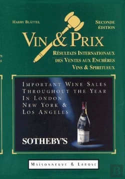 Bertrand.pt - Vin Et Prix Vente Aux Encheres Des Vins ( 2 Vol)