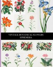 Vintage Botanical Flowers Ephemera