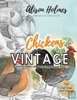 Bertrand.pt - Vintage Chickens And Feathered Friends Coloring Book Adult