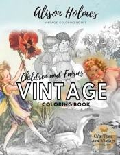 Vintage Children And Fairies Coloring Book