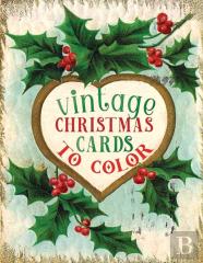 Vintage Christmas Cards To Color