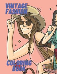 Vintage Fashion Coloring Book
