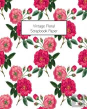 Vintage Floral Scrapbook Paper