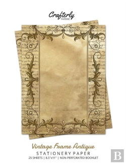 Bertrand.pt - Vintage Frame Antique Stationery Paper