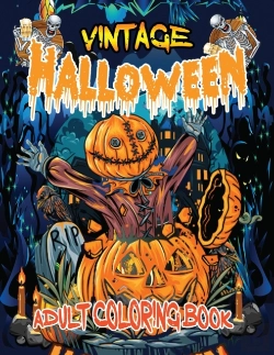 Bertrand.pt - Vintage Halloween Adult Coloring Book