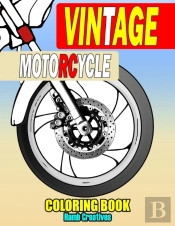 Vintage Motorcycle Coloring Book