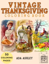 Vintage Thanksgiving Coloring Book