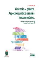 Violencia De Genero. Aspectos Juridico-Penales Fundamentales