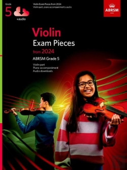 Bertrand.pt - Violin Exam Pieces From 2024, Abrsm Grade 5, Violin Part, Piano Accompaniment & Audio