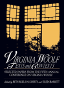 Virginia Woolf: Texts And Contexts