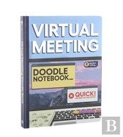 Virtual Meeting Doodle Notebook