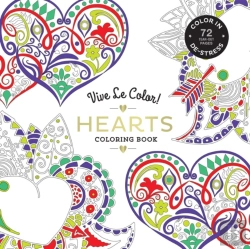 Bertrand.pt - Vive Le Color! Hearts (Adult Coloring Book)