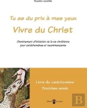Vivre Du Christ : Livre Catéchumène 3e Année (Livre Jaune) ; Cheminement D'Initiation De La Vie Chrétienne Pour Catéchumènes Et Recommençants
