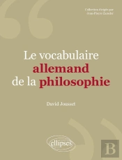 Vocabulaire Allemand De La Philosophie