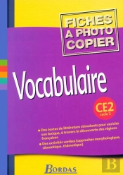 Vocabulaire ; Ce2 ; Fichier Photocopiable; 8