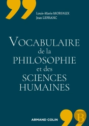Vocabulaire De La Philosophie Et Des Sciences Humaines