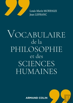 Bertrand.pt - Vocabulaire De La Philosophie Et Des Sciences Humaines