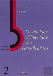 Vocabulaire Elementaire Des Classifications