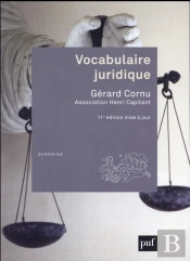 Vocabulaire Juridique (11e Édition)