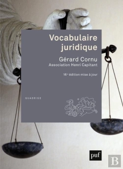 Bertrand.pt - Vocabulaire Juridique (16e Édition)