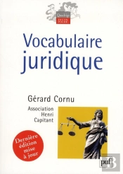 Vocabulaire Juridique( 9ed)