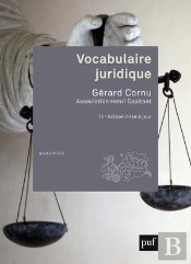 Vocabulaire Juridique