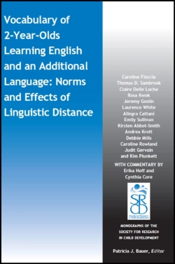 Bertrand.pt - Vocabulary Of 2-Year-Olds Learning English And An Additional Language: Norms And Effects Of Linguistic Distance