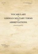 Vocabulary Of German Military Terms And Abbreviations
