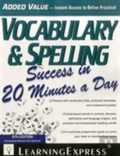 Vocabulary Spelling Success 20 Mins 6e