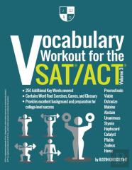 Vocabulary Workout For The Sat/Act