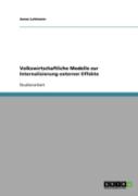 Volkswirtschaftliche Modelle Zur Internalisierung Externer Effekte