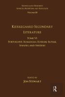 Volume 18, Tome Vi: Kierkegaard Secondary Literature