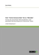 Vom ''Homo-Mensura-Satz'' Bis Zu ''Bionade''