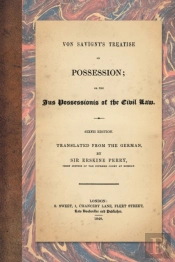 Von Savigny'S Treatise On Possession