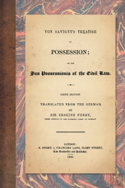 Bertrand.pt - Von Savigny'S Treatise On Possession