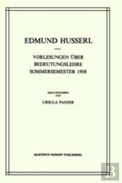 Vorlesungen Uber Bedeutungslehre Sommersemester, 1908