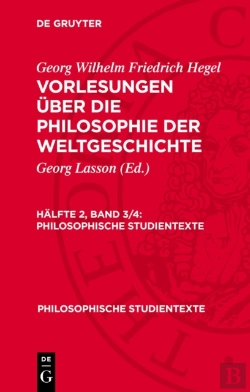 Bertrand.pt - Vorlesungen Uber Die Philosophie Der Weltgeschichte. Halfte 2, Band 3/4